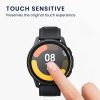 2 db Kwmobile védőfólia készlet Xiaomi Mi Watch/Mi Watch Color Sporthoz, átlátszó/fekete, polimer, KWM0000258D001C