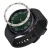 Kwmobile számlapkeret Samsung Galaxy Watch 6 Classic telefonhoz, ezüst, alumínium, KWM000024TL002C