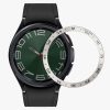 Kwmobile számlapkeret Samsung Galaxy Watch 6 Classic telefonhoz, ezüst, alumínium, KWM000024TL002C