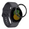 Kwmobile számlapkeret Samsung Galaxy Watch 5 telefonhoz, fekete/ezüst, alumínium, KWM0000258Z001C