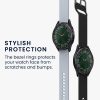 Kwmobile számlapkeret Samsung Galaxy Watch 6 Classic telefonhoz, fekete/ezüst, alumínium, KWM0000259B001C