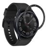 Kwmobile számlapkeret Samsung Galaxy Watch 6 Classic telefonhoz, fekete, alumínium, KWM0000259C001C