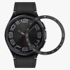 Kwmobile számlapkeret Samsung Galaxy Watch 6 Classic telefonhoz, fekete, alumínium, KWM0000259C001C