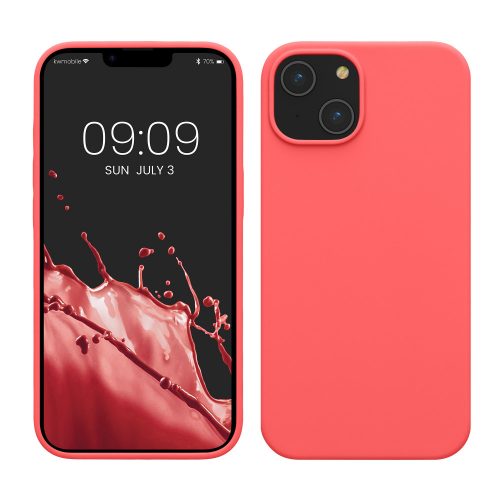 Kwmobile tok Apple iPhone 14, rózsaszín, szilikon, KWM000016NI037C