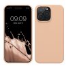 Kwmobile tok Apple iPhone 14 Pro Max telefonhoz, krémszínű, szilikon, KWM000016NL035C