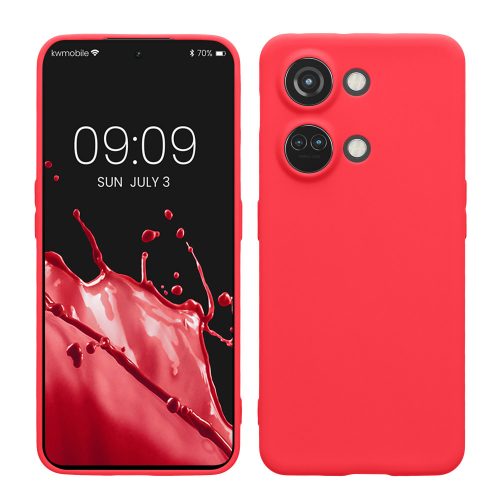 Kwmobile tok OnePlus Nord 3 5G telefonhoz, rózsaszín, szilikon, KWM0000204U006C