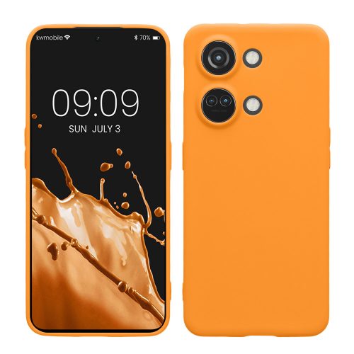 Kwmobile tok OnePlus Nord 3 5G, narancs, szilikon, KWM0000204U007C