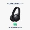 db Kwmobile fülpárna JBL Soundcore Life Q20-hoz, szürke, ökobőr, KWM0000176Q003C