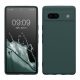 Kwmobile tok Google Pixel 7a telefonhoz, sötétzöld, szilikon, KWM000019YF017C