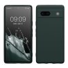 Kwmobile tok Google Pixel 7a telefonhoz, sötétzöld, szilikon, KWM000019YF018C