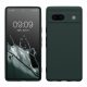 Kwmobile tok Google Pixel 7a telefonhoz, sötétzöld, szilikon, KWM000019YF018C