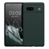 Kwmobile tok Google Pixel 7a telefonhoz, sötétzöld, szilikon, KWM000019YF018C