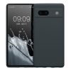 Kwmobile tok Google Pixel 7a telefonhoz, sötétszürke, szilikon, KWM000019YF019C