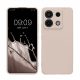 Kwmobile tok Xiaomi Redmi Note 13 Pro 5G/Poco X6 telefonhoz, krémszínű, szilikon, KWM000020LD002C