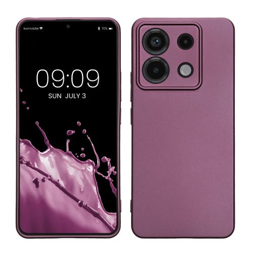 Kwmobile tok Xiaomi Redmi Note 13 Pro 5G/Poco X6 telefonhoz, lila, szilícium, KWM000020LE003C