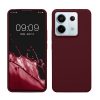 Kwmobile tok Xiaomi Redmi Note 13 Pro 5G/Poco X6 telefonhoz, fekete, szilikon, KWM000020LF004C