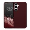 Kwmobile tok Samsung Galaxy A35-höz, Burgundy, Szilikon, KWM000021PA014C