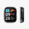 2 db Kwmobile tok készlet Xiaomi Redmi Watch 3 Active, átlátszó/fekete, szilikon, KWM000024YF003C