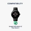 Kwmobile szíj Google Pixel Watch 2/Pixel órához, ezüst, acél, KWM000025AC001C