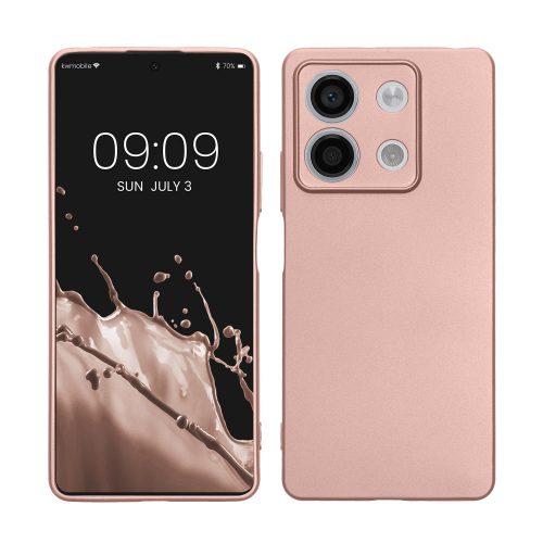 Kwmobile tok Xiaomi Redmi Note 13-hoz, rózsaszín, szilikon, KWM000020LL002C