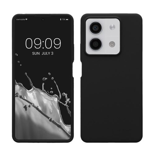 Kwmobile tok Xiaomi Redmi Note 13-hoz, fekete, szilikon, KWM000020LM001C