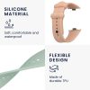 2 db Kwmobile szíj készlet Xiaomi Redmi Watch 4, zöld/rózsaszín, szilikon, KWM000025BA003C