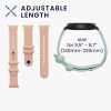 2 db Kwmobile szíj készlet Xiaomi Redmi Watch 4, zöld/rózsaszín, szilikon, KWM000025BA003C