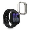 2 db Kwmobile tok készlet Amazfit Activehoz, fekete/ezüst, szilikon, KWM000025BI002C