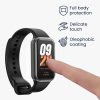 2 db Kwmobile tok készlet Xiaomi Smart Band 8 Active/Redmi Band 2 telefonhoz, átlátszó/fekete, szilikon, KWM000025BJ001C