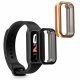 2 db Kwmobile tok készlet Xiaomi Smart Band 8 Active/Redmi Band 2 telefonhoz, fekete/arany, szilikon, KWM000025BJ002C