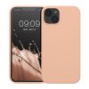 Kwmobile tok Apple iPhone 13-hoz, krémszínű, szilikon, KWM000013OV092C