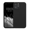 Kwmobile tok Apple iPhone 13 Pro Max telefonhoz, fekete, szilikon, KWM000013OY046C