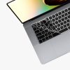 Kwmobile billentyűzet burkolat Apple MacBook Air M2 (2022), fekete, szilikon, KWM000025BR001C