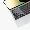 Kwmobile billentyűzet védelem Apple MacBook Air M2-höz (2022), átlátszó, szilikon, KWM000025BT001C