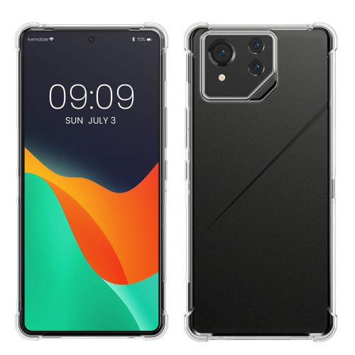 Kwmobile tok Asus ROG Phone 8 telefonhoz, átlátszó, szilikon, KWM000022QH001C