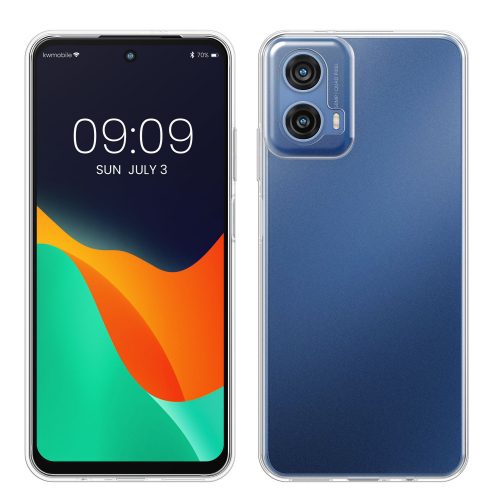 Kwmobile tok Motorola Moto G34, átlátszó, szilikon, KWM000022QT001C