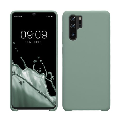 Kwmobile tok Huawei P30 Pro-hoz, zöld, szilikon, KWM000009MK036C