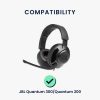 db-os Kwmobile fülpárna JBL Quantum 300/Quantum 200-hoz, fekete, Eco-bőr, KWM000025CV001C