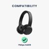 2 db-os Kwmobile fülpárna Philips H4205-höz, fekete, Eco-bőr, KWM000025CX001C