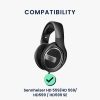 db Kwmobile Cooling Gel fülpárna készlet Sennheiser HD 569/HD599/HD599 SE, fekete, Eco bőr, KWM000025EX001C