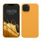 Kwmobile tok Apple iPhone 14, narancs, szilikon, KWM000016NI040C