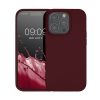 Kwmobile tok Apple iPhone 14 Pro-hoz, Burgundy, Szilikon, KWM000016NK039C