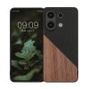 Kwmobile tok Xiaomi Redmi Note 13-hoz, barna/fekete, fa, KWM000020NJ001C