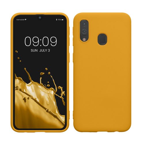 Kwmobile tok Samsung Galaxy A40, sárga, szilikon, KWM000009ZX031C