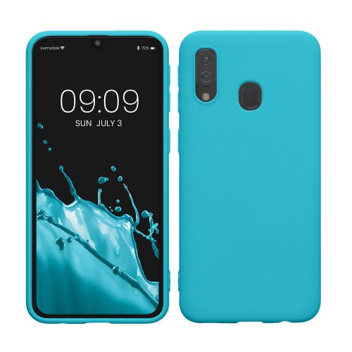 Kwmobile tok Samsung Galaxy A40, világoskék, szilikon, KWM000009ZX034C