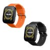 2 db Kwmobile pánt készlet Amazfit Bip 5/GTR 4, fekete/narancs, szilikon, KWM000024YT005C