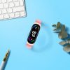 Kwmobile szíj Xiaomi Mi Band 8-hoz, világos rózsaszín, nylon, KWM0000250L005C