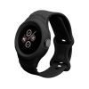 Kwmobile szíj Google Pixel Watch 2/Pixel órához, fekete, szilikon, KWM000025GT001C