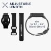 Kwmobile szíj Google Pixel Watch 2/Pixel órához, fekete, szilikon, KWM000025GT001C