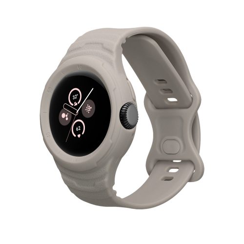 Kwmobile szíj Google Pixel Watch 2/Pixel órához, szürke, szilikon, KWM000025GT002C